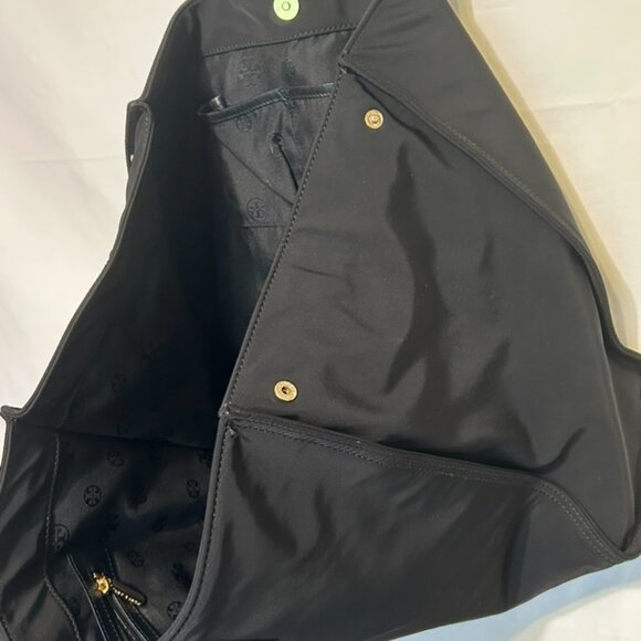 Stunning! ~ TORY BURCH Large Ball Stud Tote Bag PUP Solid Color - Picture 8 of 14